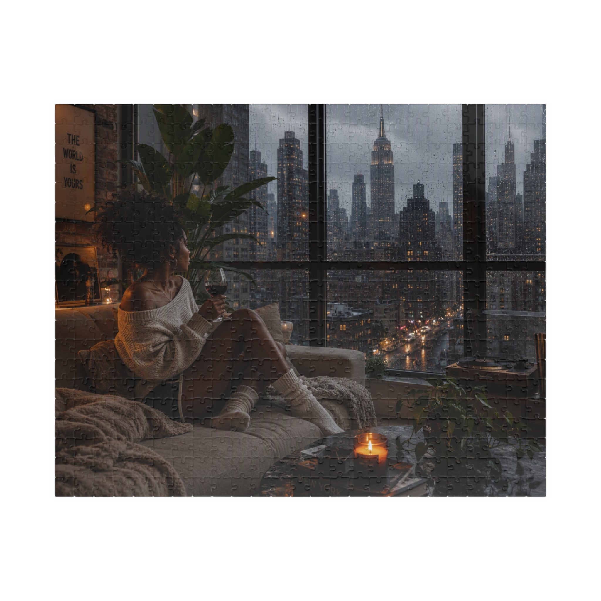 Noelle's Cozy Rainy Evening Puzzle