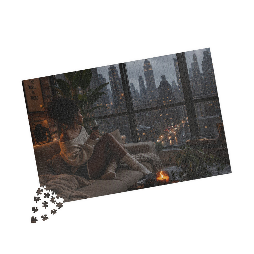 Noelle's Cozy Rainy Evening Puzzle