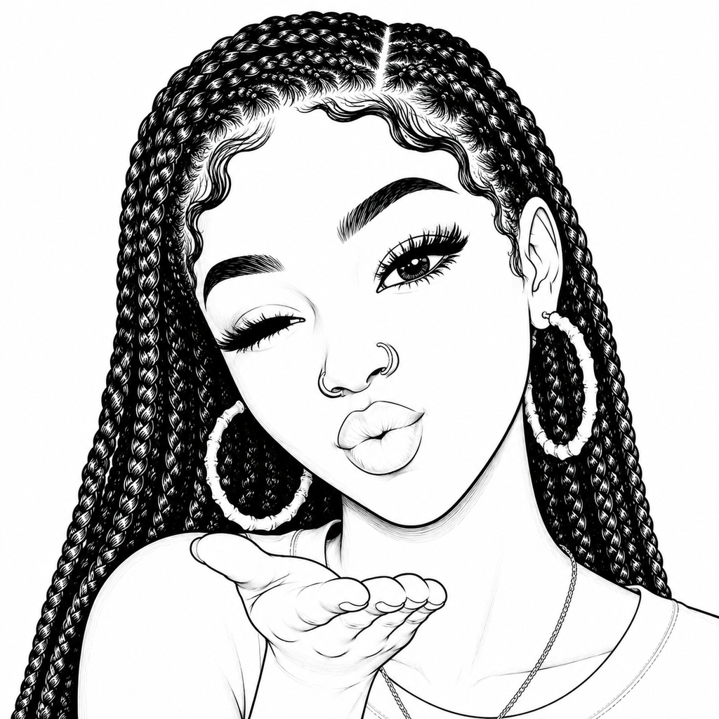Amani: I'm Here Coloring Book