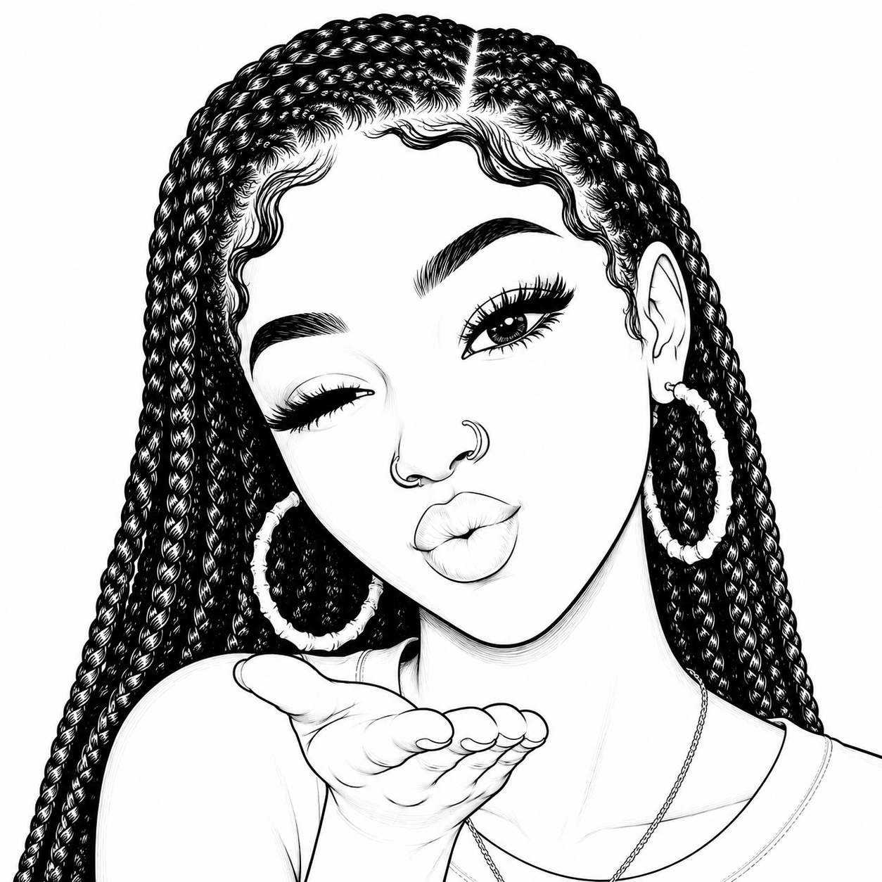 Amani: I'm Here Coloring Book